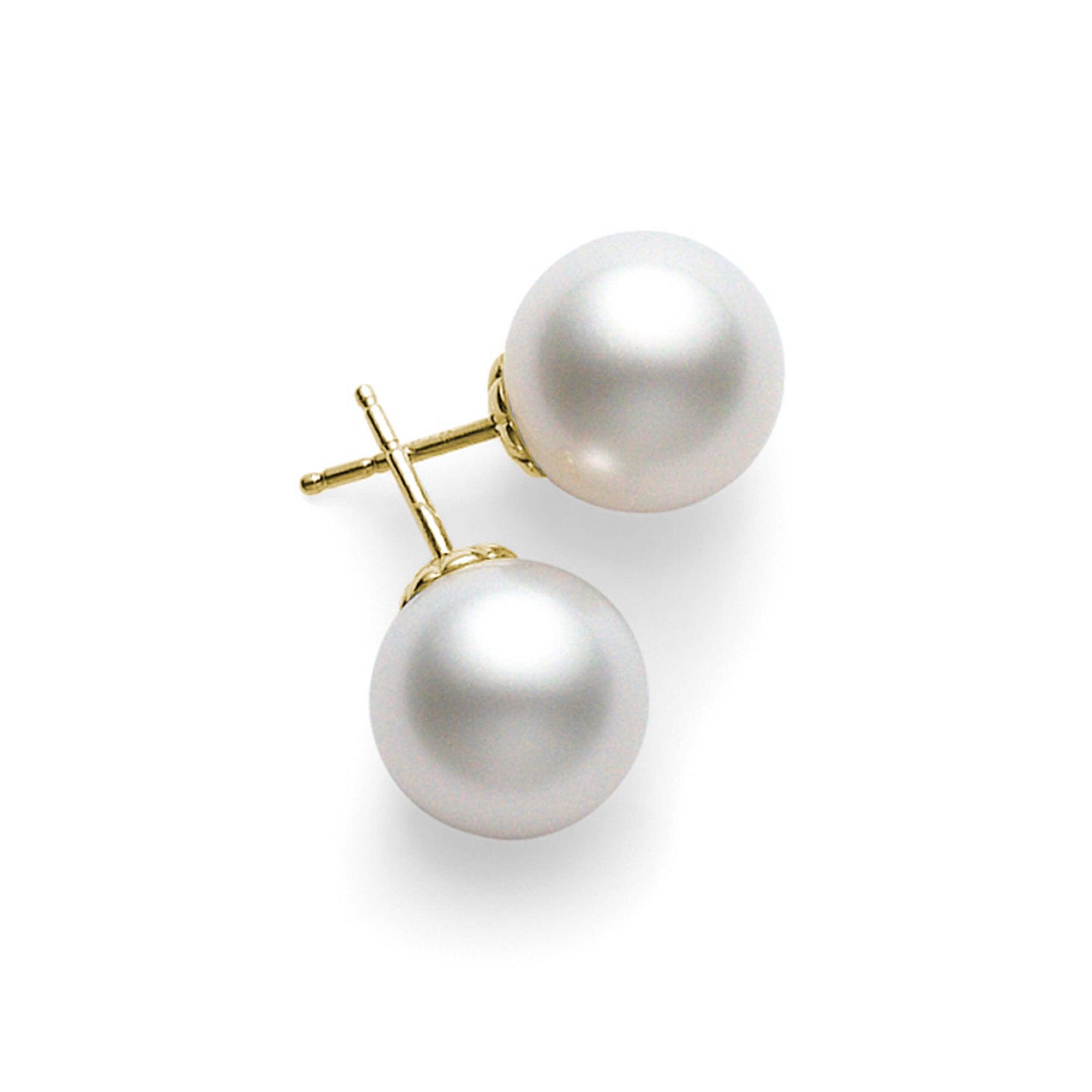 Sterling Silver Pearl Earrings by Philip Jones Jewellery